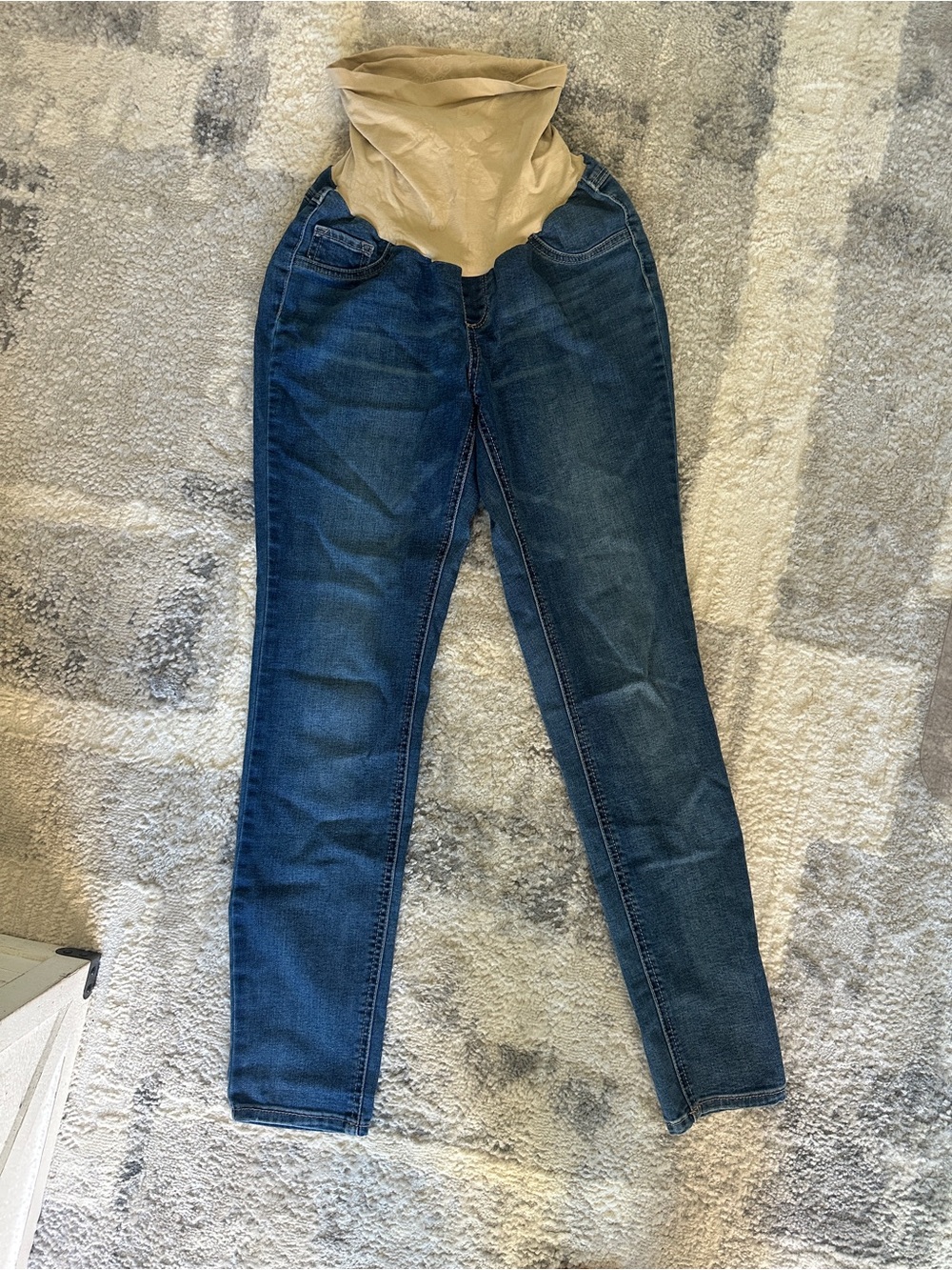 Jessica Simpson Women's Maternity Blue Skinny Jeans Medium Summer Fall Pregnancy